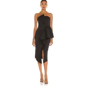 Elliatt reception dress in black size large NWT